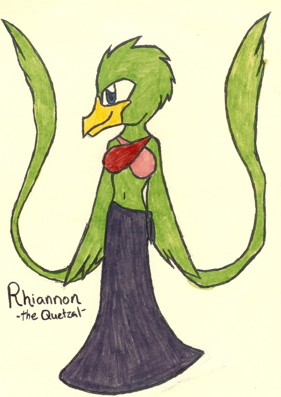 Rhiannon the Quetzal by keylaleigh