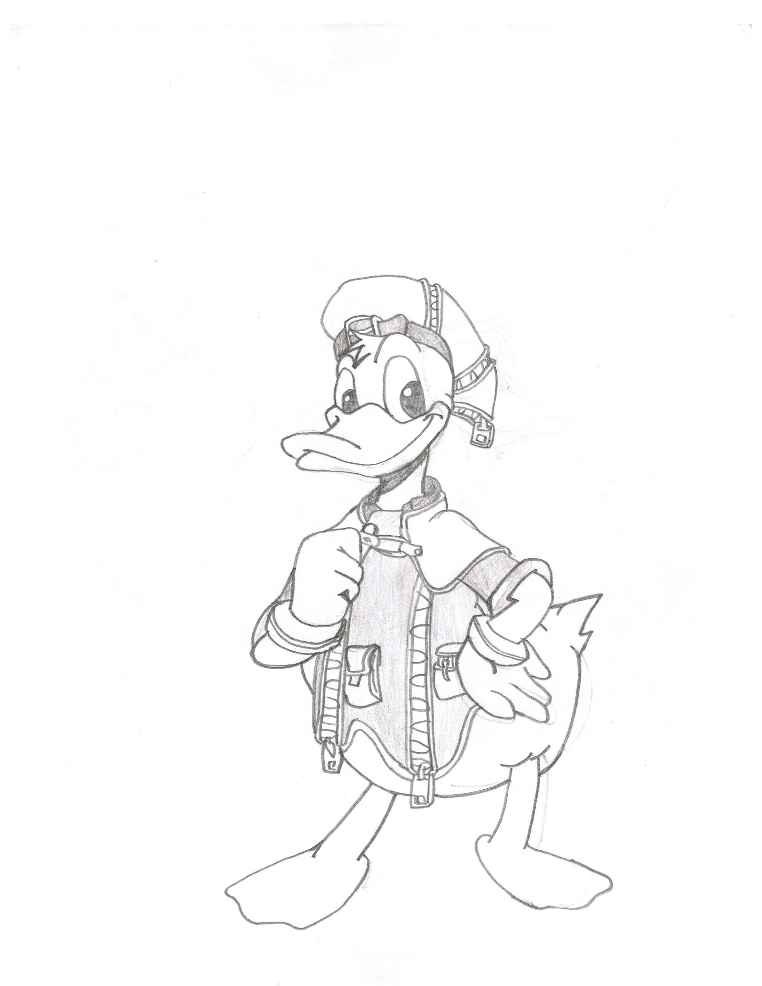 Donald duck by kh2_SORA_kidd63