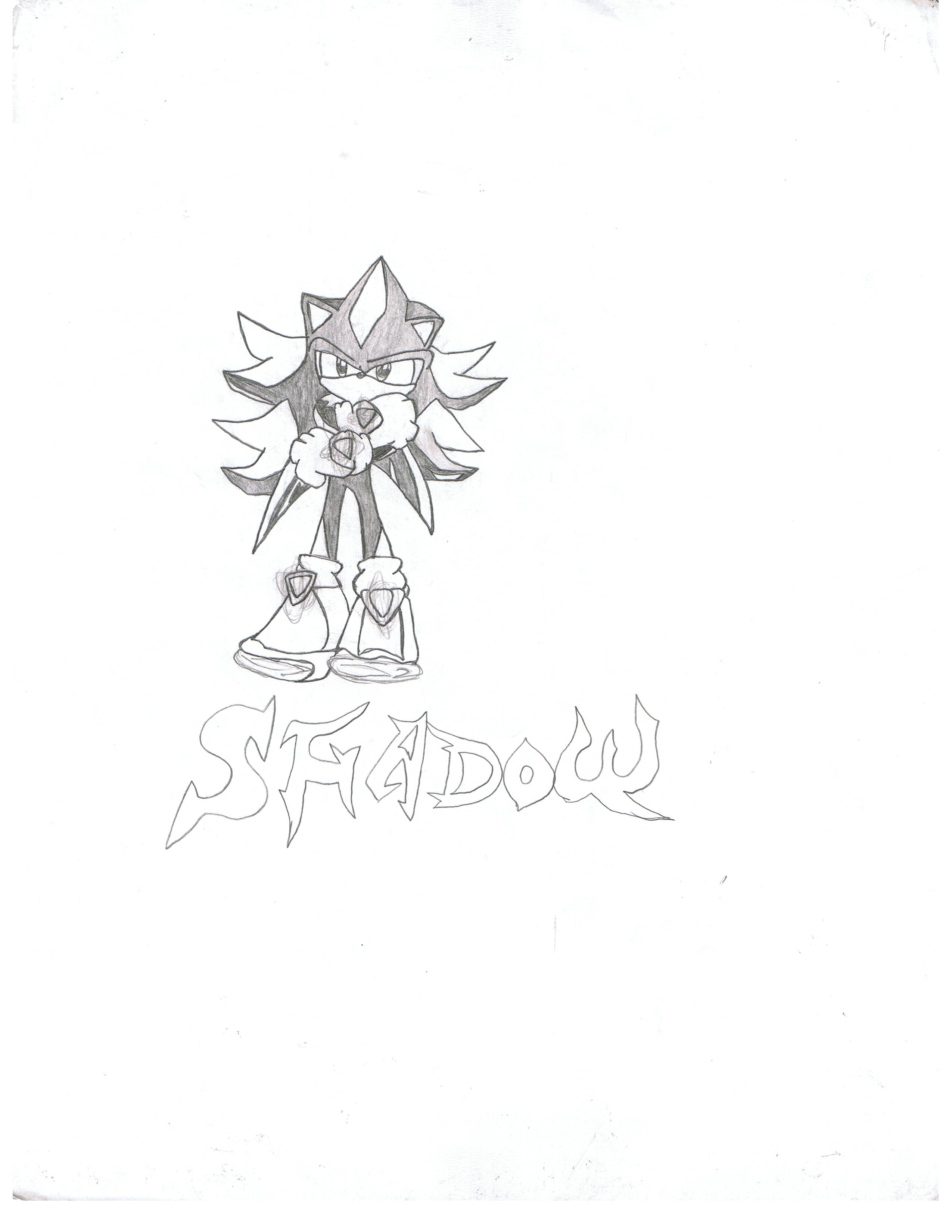 Shadow, the hedgehog by kh2_SORA_kidd63