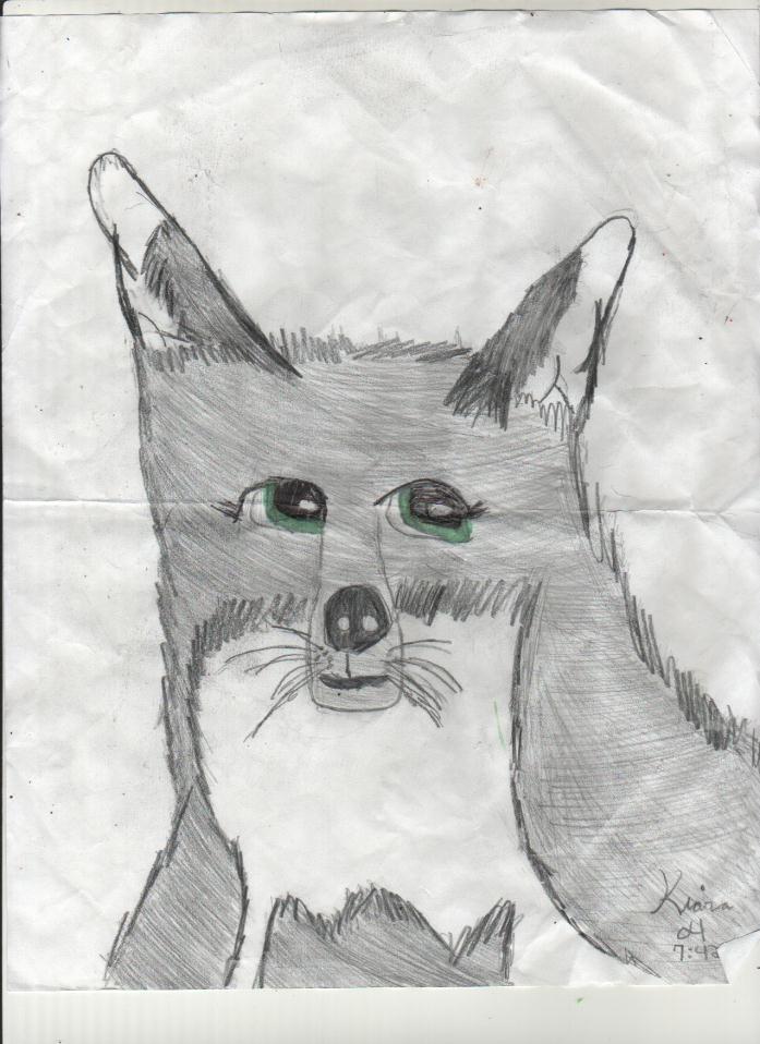 My Oc's fox form by kiaragurl03