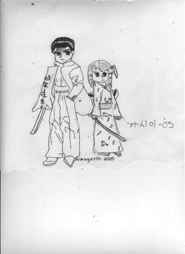 Yusuke and Kiara. by kiaragurl03