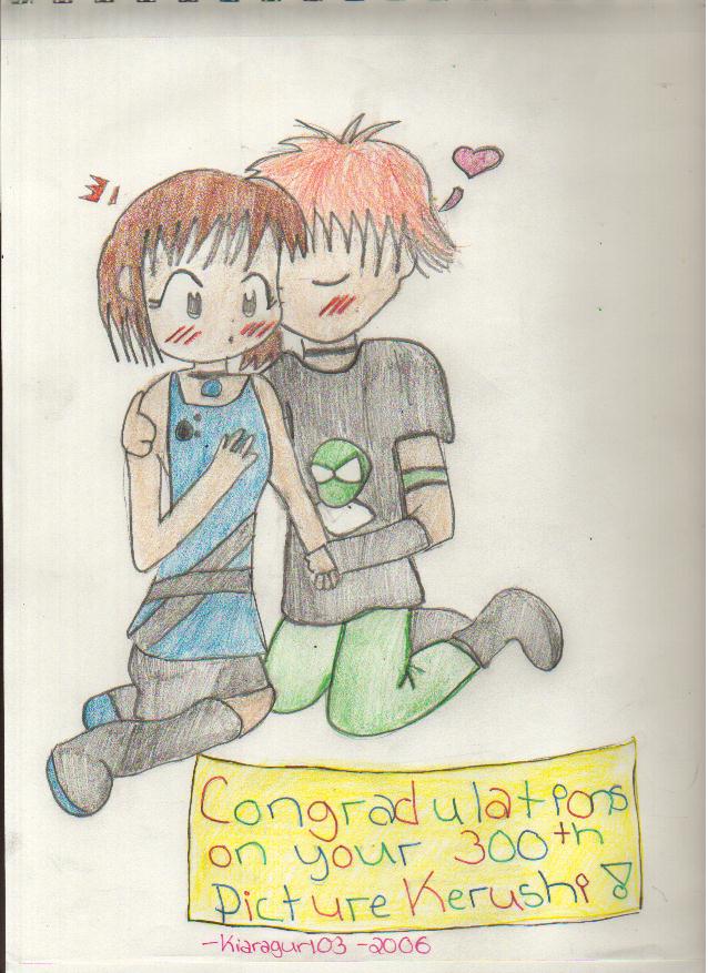 Congrads on your 300th picture Kerushi. by kiaragurl03