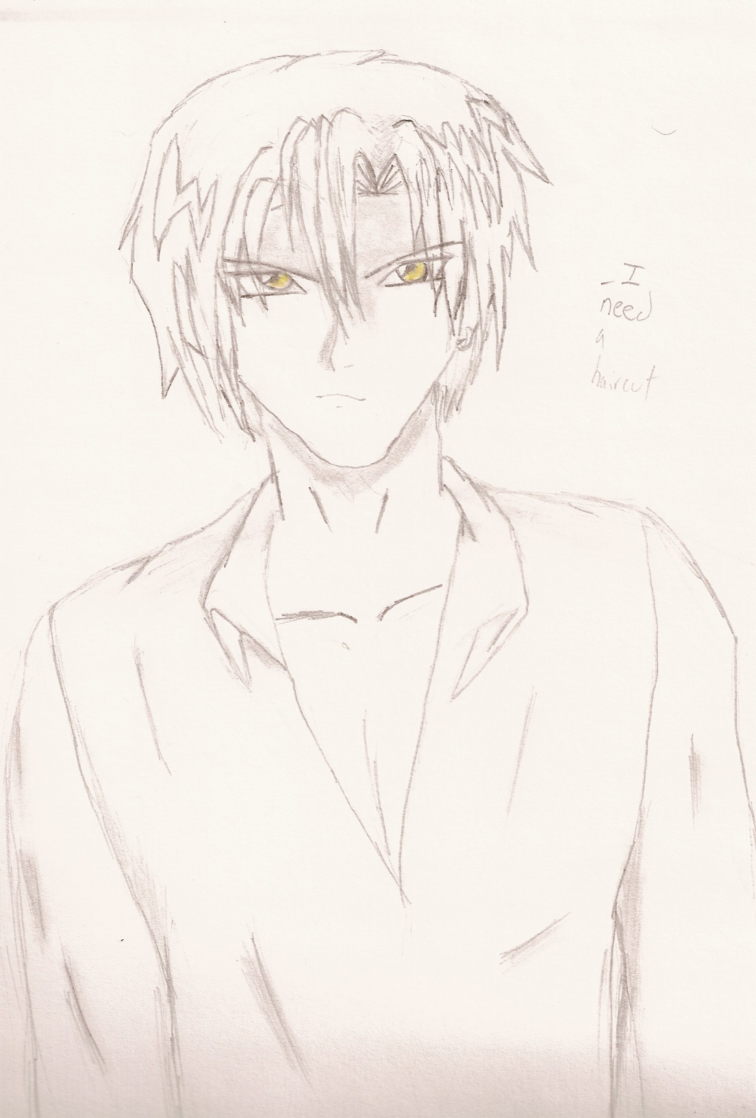 Yuki Sketch (unfinished) by kibasgirl279