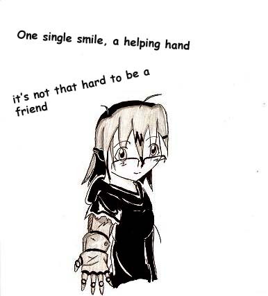 helping hand by kiddy_neko