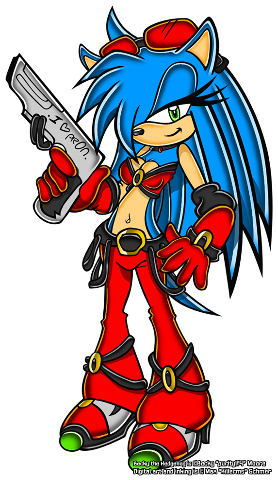 Becky the Hedgehog - SA Style by killerms