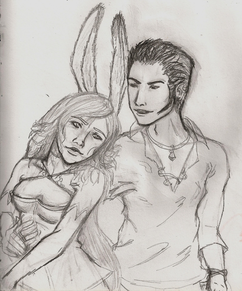 Fran and Balthier * request for Meesaw* by killerrabbit05