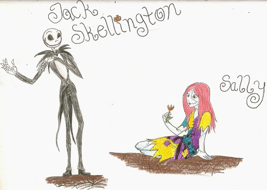 Jack and Sally by killerrabbit05