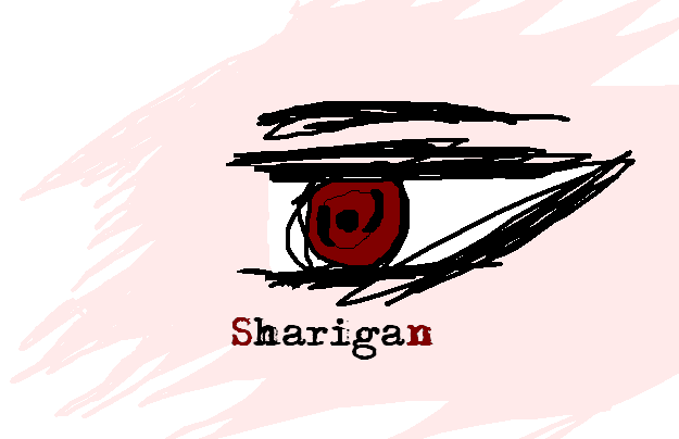 Sharigan eye by kima_nota