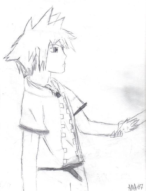 random sora drawing by kimimaro1212