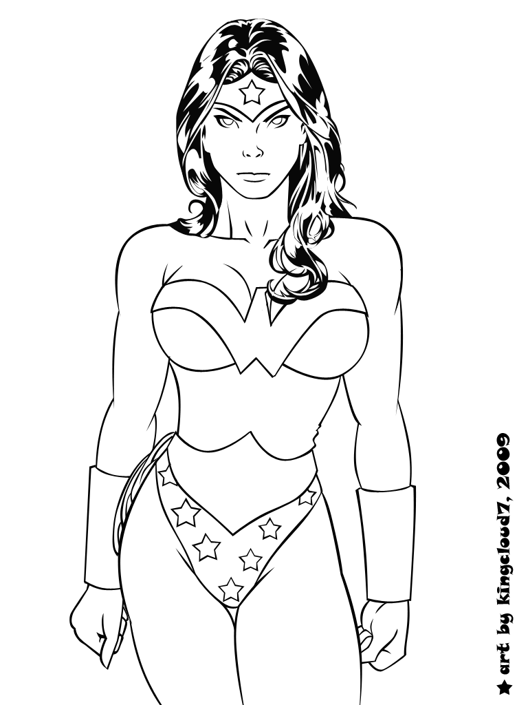 Wonder Woman: Lines by kingcloud7