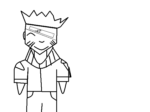 fisrt naruto on paint by kingdomhearter370