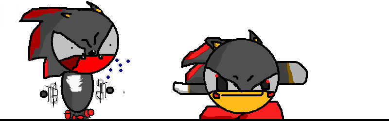 Shadow VS. Kirby [request from Ramie11] by kirbster