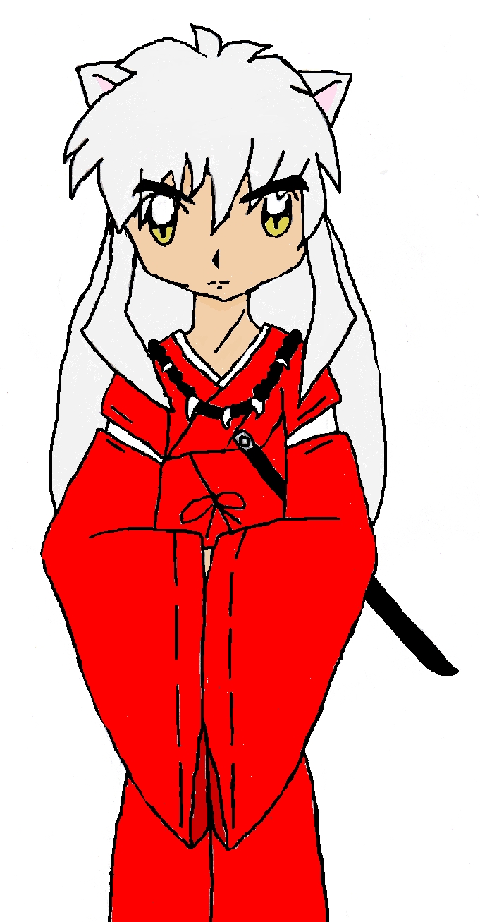 my first inuyasha pic by kit_the_nutcase