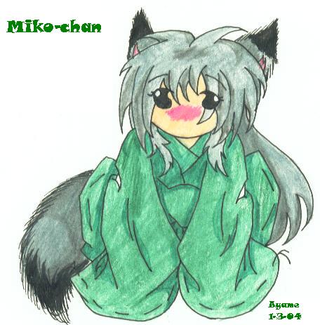 Miko-chan ^o^ by kitsunelover25