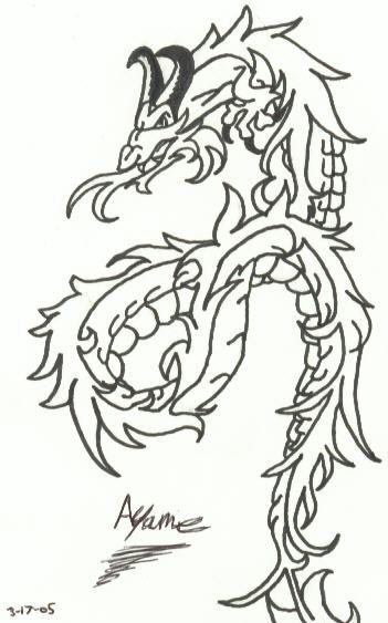A Fire Dragon By Me! by kitsunelover25