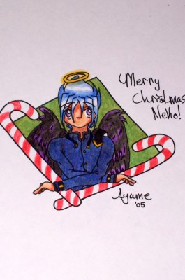 Merry Christmas, Neko by kitsunelover25