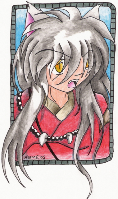 Inuyasha for a friend by kitsunelover25
