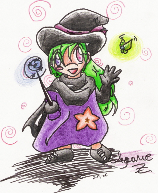 Lil Witch by kitsunelover25