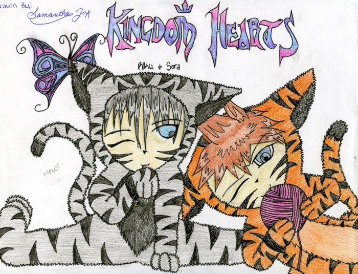 Riku and Sora in Kitteh Suits! by kitti_is_my_name