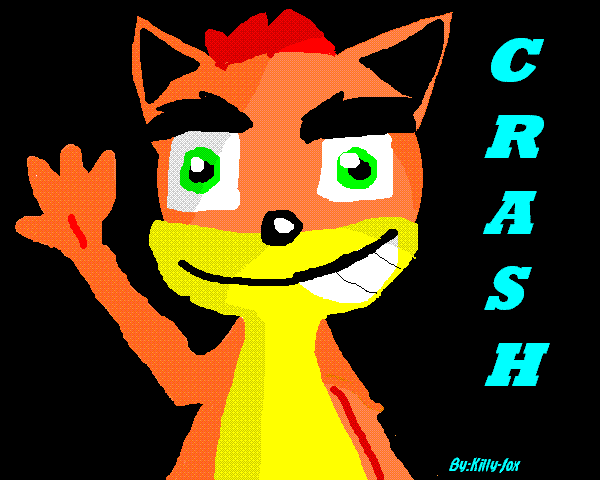 crash bandicoot by kitty-fox