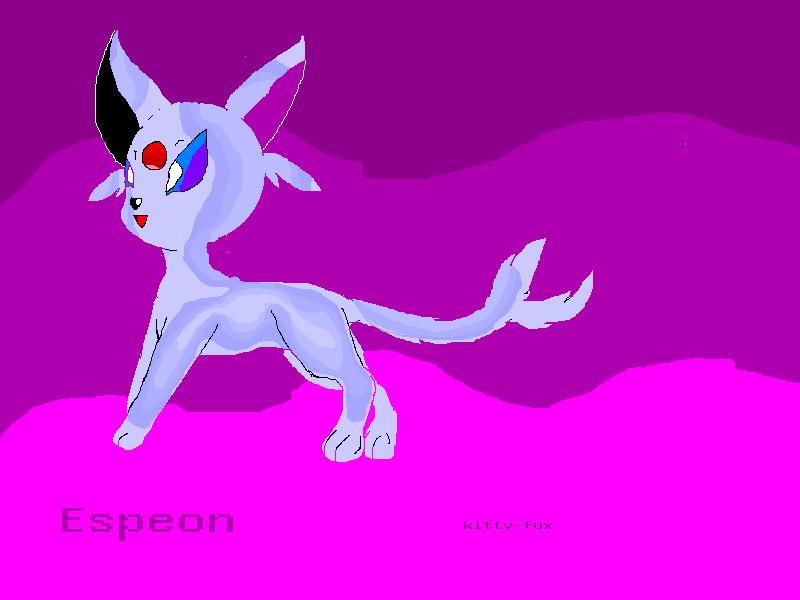 Espeon! by kitty-fox