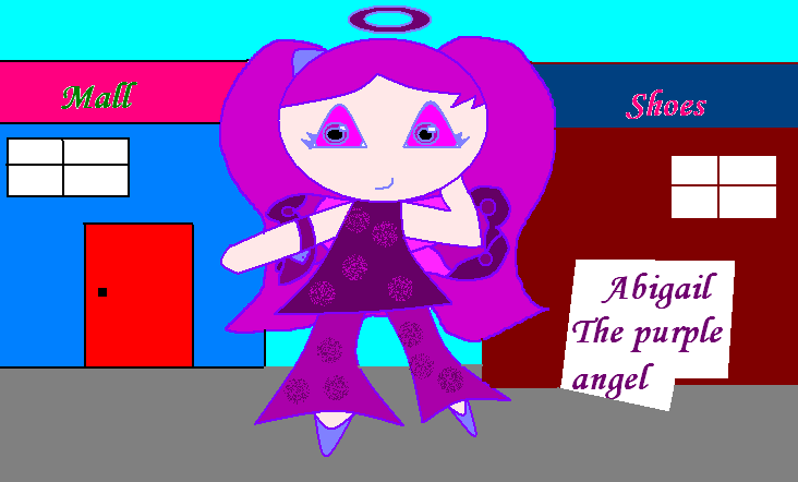 Abigail the purple angel by kitty_kat2145