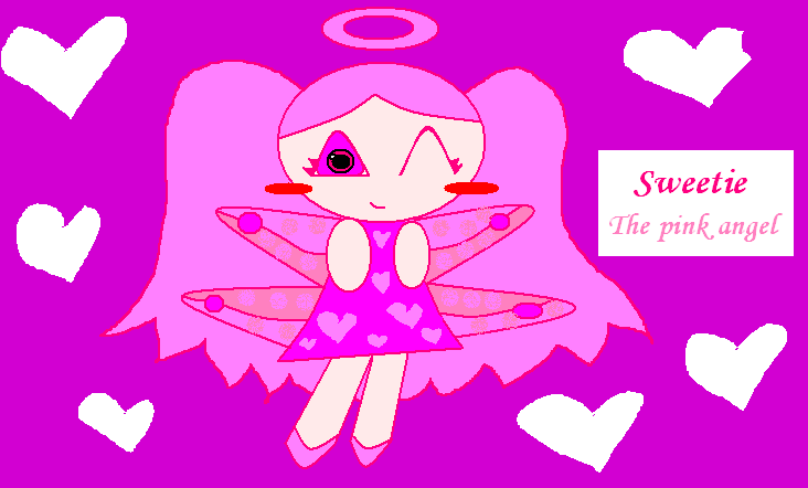 Sweetie the Pink angel by kitty_kat2145