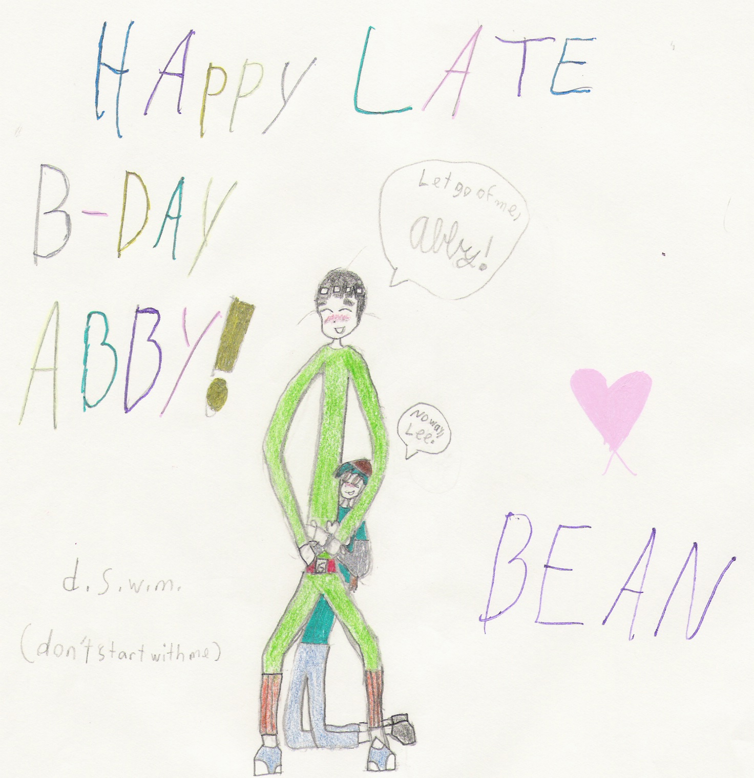 Super,Uber Late B-day pic for Abby by kittycat256