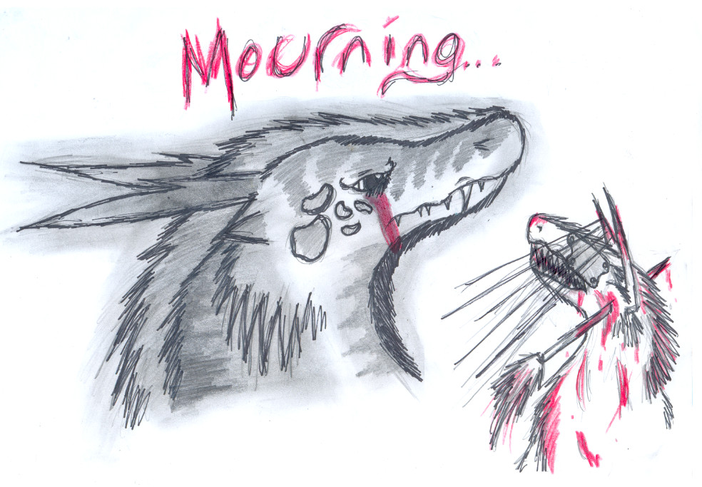 Mourning....a Dragons tear by kittykatcrazy123