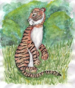 Tiger (aww!) by kittykatkat