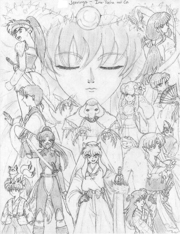 inuyasha and co. by kittyrox9693