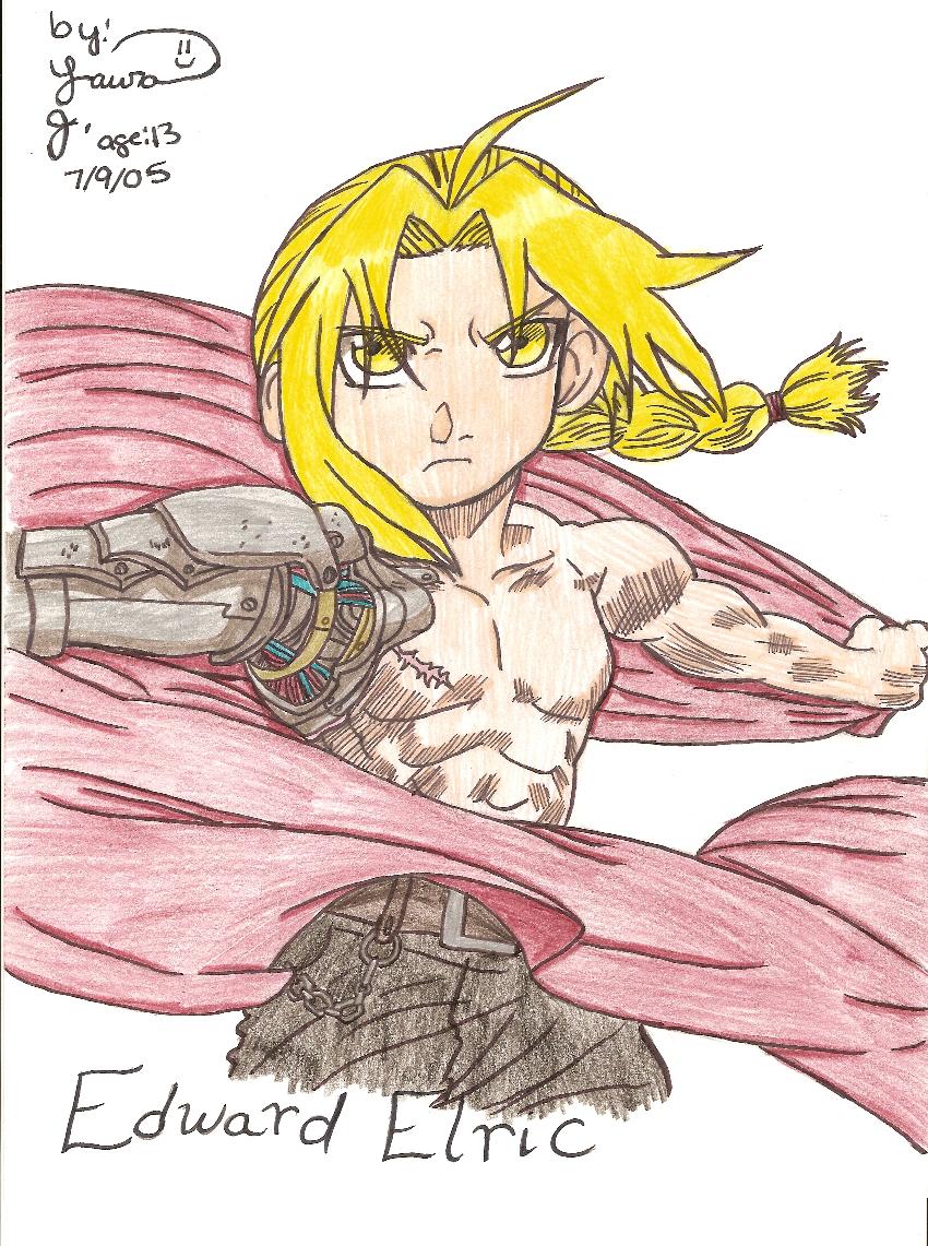 Edward Elric(dvd cover) by kittysan5