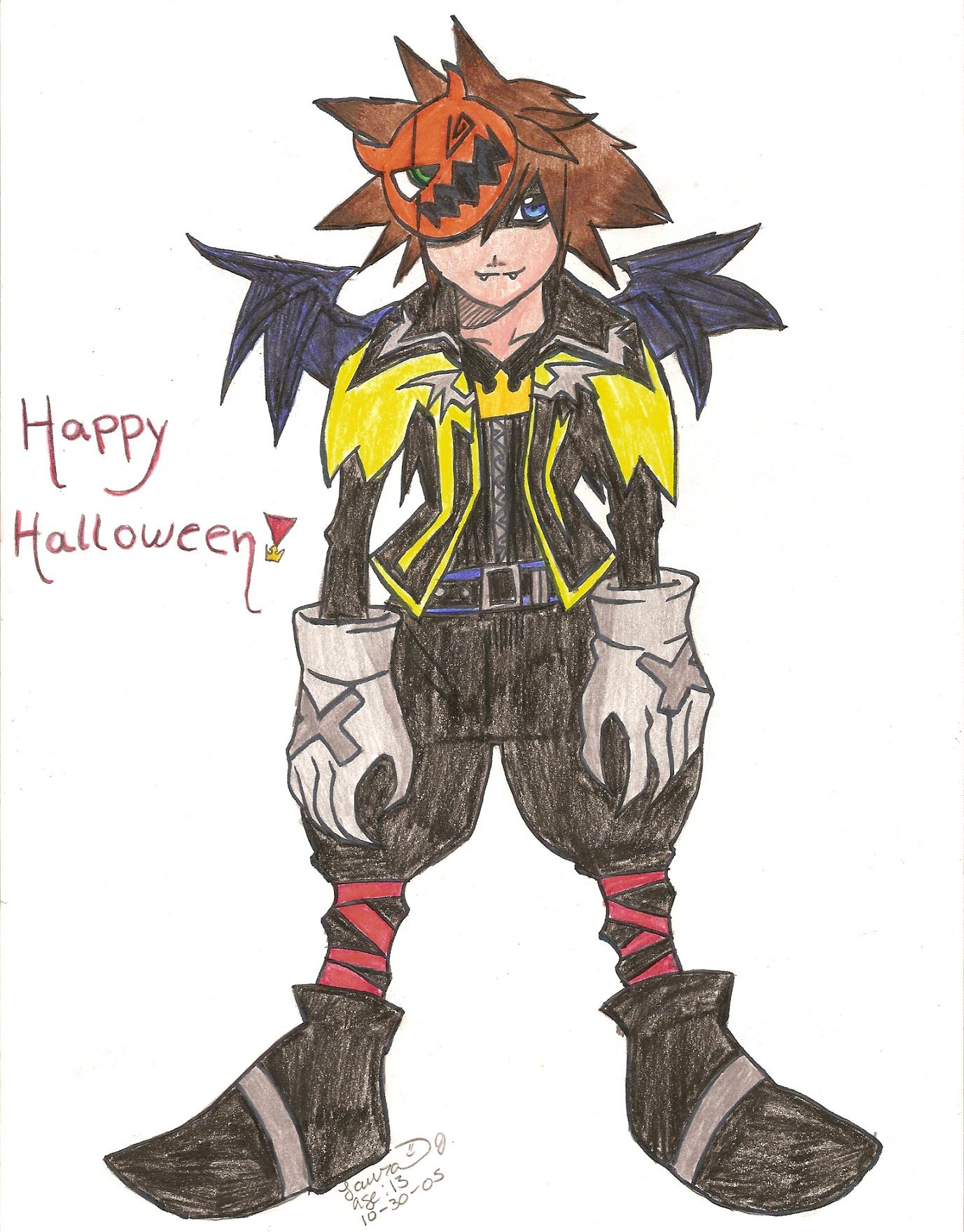 Happy Halloween (Sora) by kittysan5