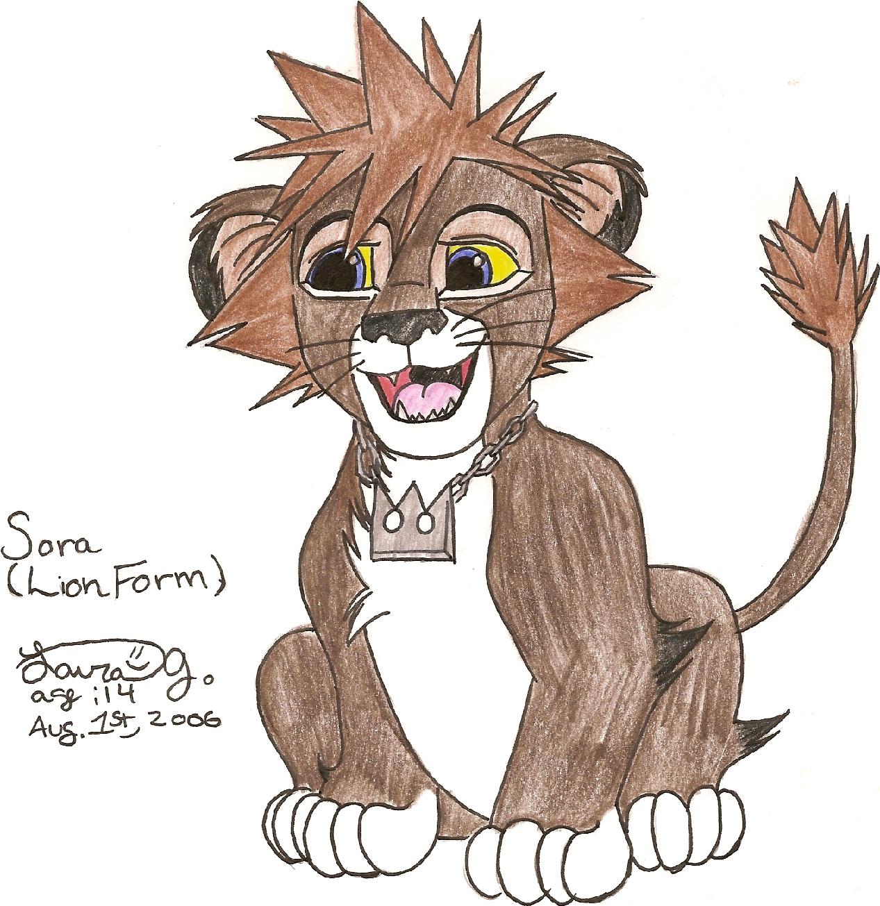 Sora(lion form) by kittysan5