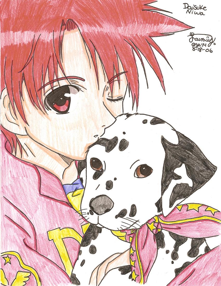 Daisuke and Puppy by kittysan5