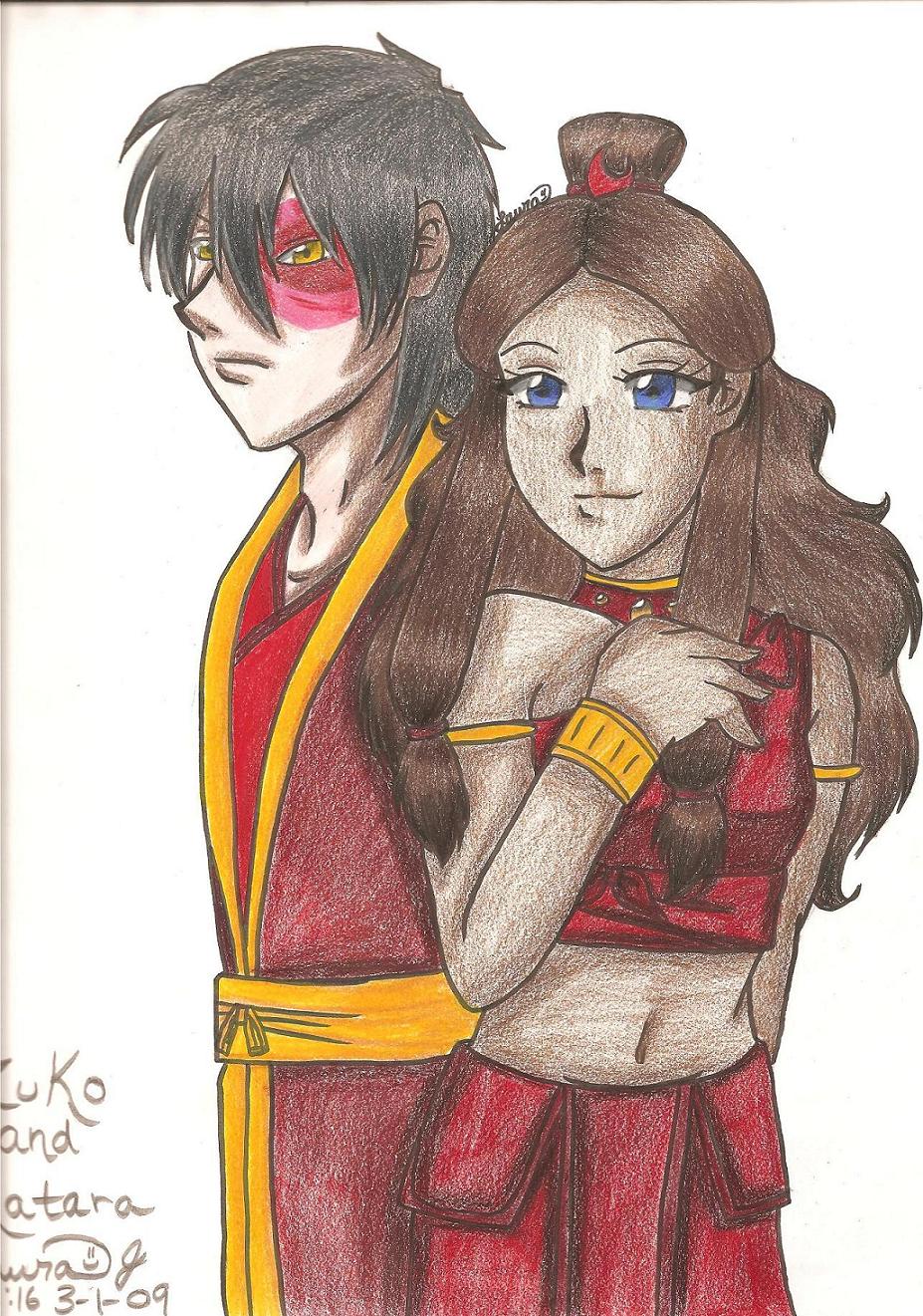 Zuko and Katara by kittysan5