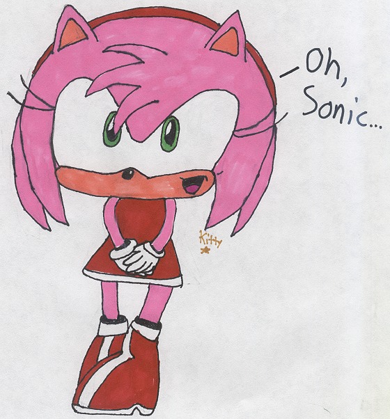 Chibi amy (man, I am on a roll with these chibis) by kittyshootingstar