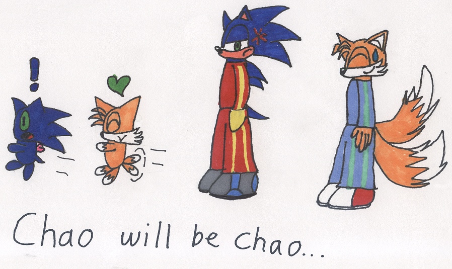 Chao will be chao... by kittyshootingstar