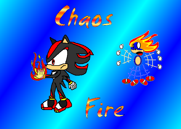 Chaos fire! (entry in Chaoscontroler1992's contest) by kittyshootingstar