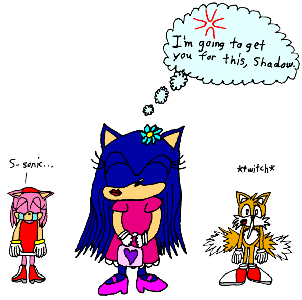 Girl Sonic (warpbait's request) by kittyshootingstar