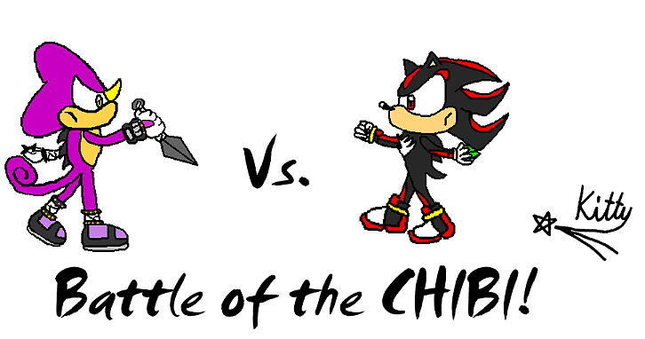 BATTLE OF THE CHIBI!! (entry in ShadowVillan's contest) by kittyshootingstar