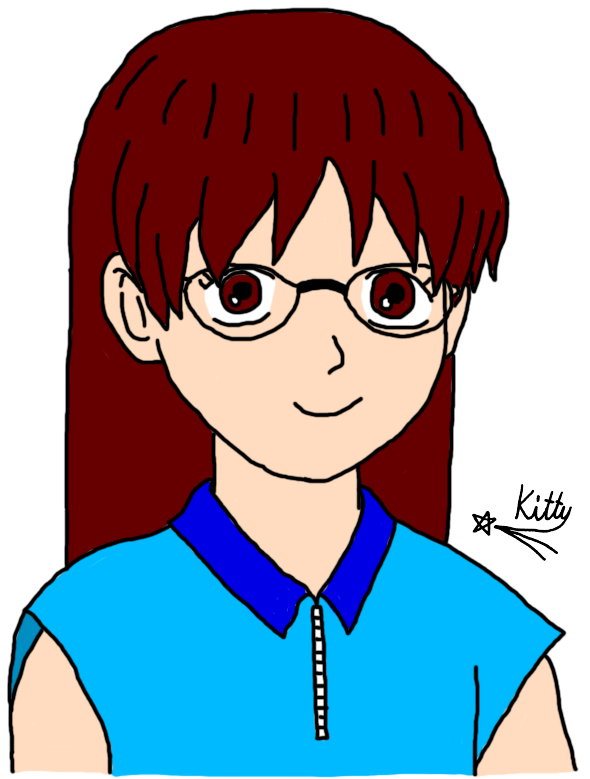 One of my "closest friends"- Anime style! by kittyshootingstar