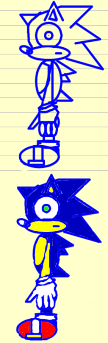 Evernote Sonic by kittyshootingstar