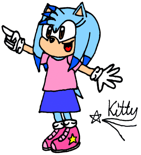 Kimya the hedgehog- request for sonic_fan_4 by kittyshootingstar