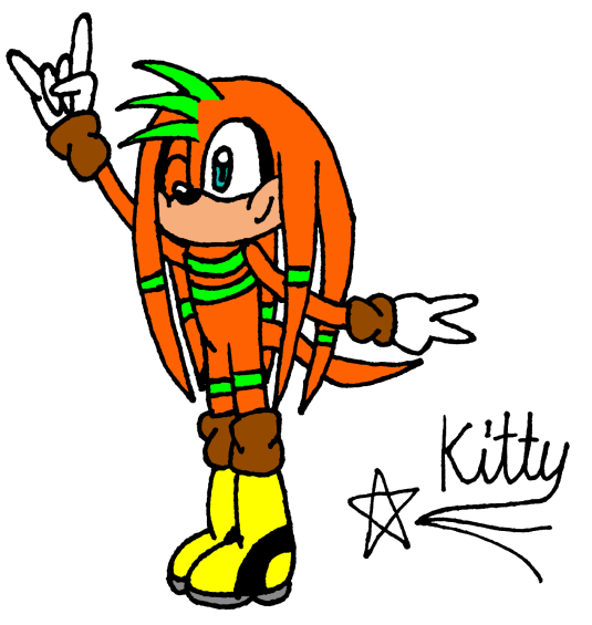 Tetris the Echidna *for BubblesHedgie* by kittyshootingstar