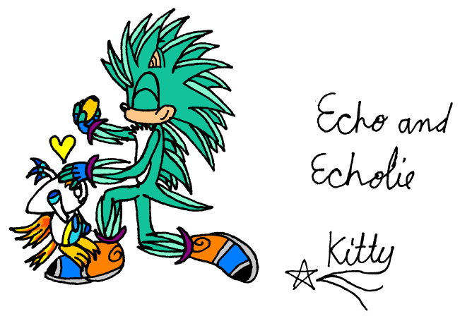 Echo and Echolie! by kittyshootingstar