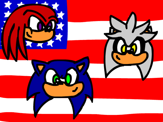 The red, white, and blue furries! by kittyshootingstar