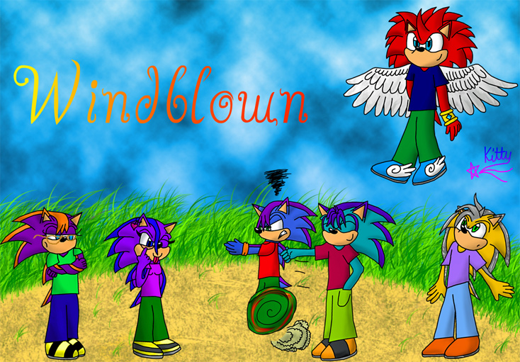 The cast of my new fanfiction: Windblown by kittyshootingstar