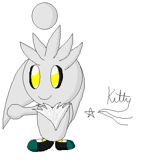 Silver Chao by kittyshootingstar