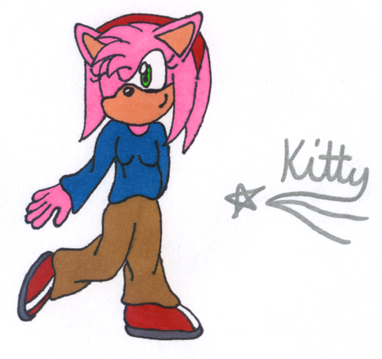 Amy in casual clothes by kittyshootingstar